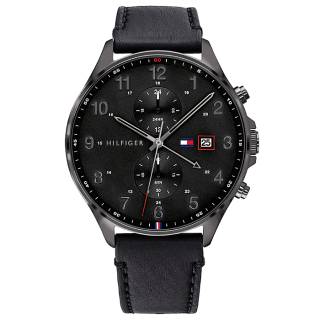 ΡΟΛΟΙ TOMMY HILFIGER 1791711 Tommy HILFIGER West Multifunction Black Leather Strap