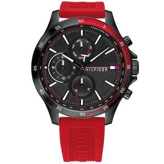 ΡΟΛΟΙ TOMMY HILFIGER 1791722 Τοmmy HILFIGER  Multifunction Red Silicone Strap