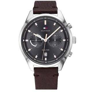 ΡΟΛΟΙ TOMMY HILFIGER 1791729 Tommy HILFIGER Bennett Brown Leather Strap