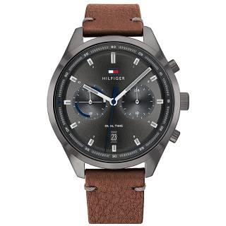 ΡΟΛΟΙ TOMMY HILFIGER 1791730 Tommy HILFIGER Bennett Brown Leather Strap