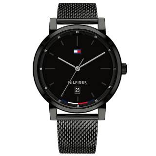 ΡΟΛΟΙ TOMMY HILFIGER 1791734 Τοmmy HILFIGER Thompson Black Stainless Steel Bracelet