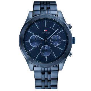 ΡΟΛΟΙ TOMMY HILFIGER 1791739 Τοmmy HILFIGER Mens Blue Stainless Steel Bracelet