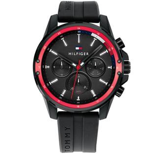 ΡΟΛΟΙ TOMMY HILFIGER 1791793 Tommy HILFIGER Sport Black Silicone Strap