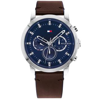 ΡΟΛΟΙ TOMMY HILFIGER 1791797 Tommy HILFIGER Jameson Brown Leather Strap