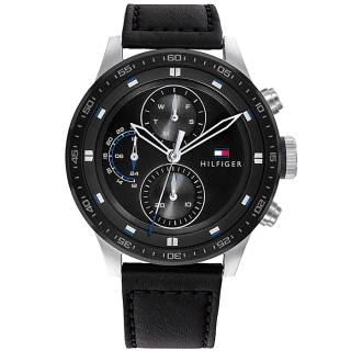 ΡΟΛΟΙ TOMMY HILFIGER 1791810 Tommy HILFIGER Trend Black Leather Strap