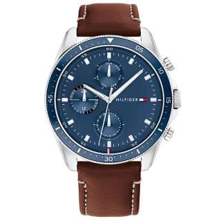 ΡΟΛΟΙ TOMMY HILFIGER 1791837 Tommy HILFIGER Patrick Brown Leather Strap