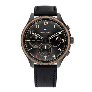 ΡΟΛΟΙ TOMMY HILFIGER 1791854 Tommy HILFIGER Casual Black Leather Strap