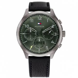 ΡΟΛΟΙ TOMMY HILFIGER 1791856 Tommy HILFIGER Casual Black Leather Strap