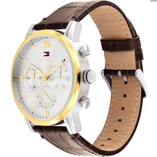 ΡΟΛΟΙ TOMMY HILFIGER 1791884 Tommy HILFIGER Sullivan Brown Leather Strap