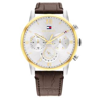 ΡΟΛΟΙ TOMMY HILFIGER 1791884 Tommy HILFIGER Sullivan Brown Leather Strap