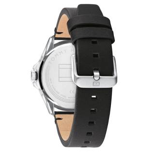 ΡΟΛΟΙ TOMMY HILFIGER 1791904 Tommy HILFIGER Gents Black Leather Strap