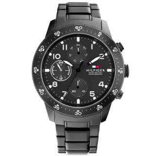 ΡΟΛΟΙ TOMMY HILFIGER 1791951 Tommy HILFIGER Jimmy Black Stainless Steel Bracelet