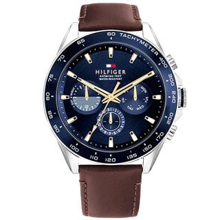 ΡΟΛΟΙ TOMMY HILFIGER 1791965 Tommy HILFIGER Owen Brown Leather Strap