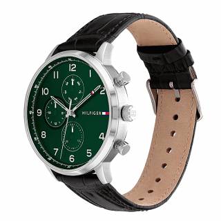 ΡΟΛΟΙ TOMMY HILFIGER 1791985 Tommy HILFIGER Casual Black Leather Strap