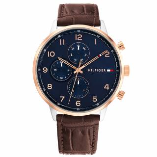 ΡΟΛΟΙ TOMMY HILFIGER 1791987 Tommy HILFIGER Casual Brown Leather Strap