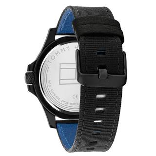 ΡΟΛΟΙ TOMMY HILFIGER 1791993 Tommy HILFIGER Black Leather Strap