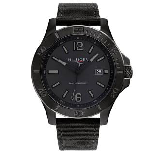 ΡΟΛΟΙ TOMMY HILFIGER 1791993 Tommy HILFIGER Black Leather Strap