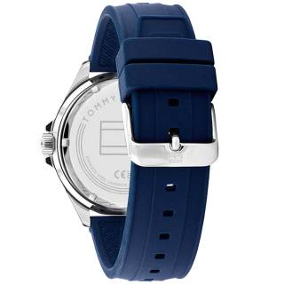 ΡΟΛΟΙ TOMMY HILFIGER 1792009 Tommy HILFIGER Mens Blue Silicone Strap