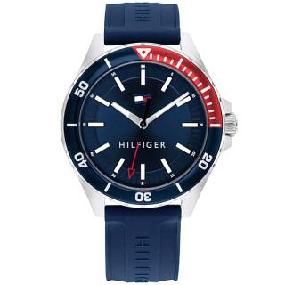 ΡΟΛΟΙ TOMMY HILFIGER 1792009 Tommy HILFIGER Mens Blue Silicone Strap