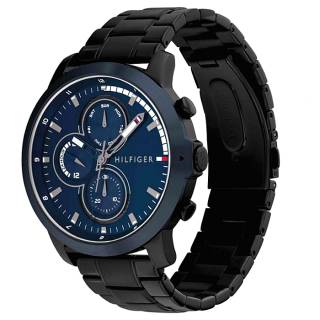 ΡΟΛΟΙ TOMMY HILFIGER 1792049 TOMMY HILFIGER Casual Black Stainless Steel Bracelet