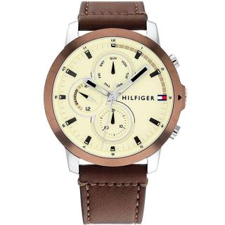 ΡΟΛΟΙ TOMMY HILFIGER 1792053 Tommy HILFIGER Jameson Brown Leather Strap