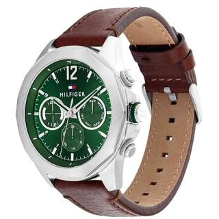 ΡΟΛΟΙ TOMMY HILFIGER 1792064 Tommy HILFIGER Sport Brown Leather Strap