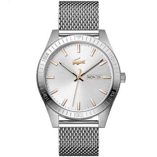 ΡΟΛΟΙ LACOSTE  2010983 LACOSTE Lacoste Legacy Silver Stainless Steel Bracelet