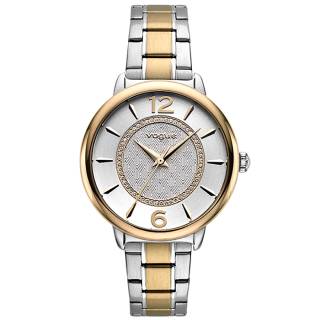 ΡΟΛΟΙ VOGUE  2020612471 VOGUE Lucy Crystals Two Tone Stainless Steel Bracelet