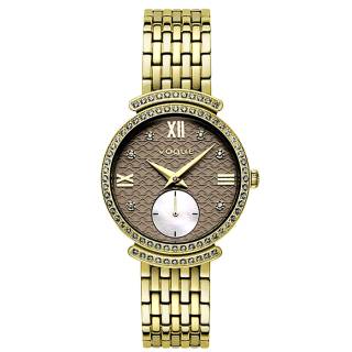 ΡΟΛΟΙ VOGUE  2020612742 VOGUE Saint Tropez Crystals Gold Stainless Steel Bracelet