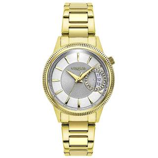 ΡΟΛΟΙ VOGUE  2020613142 VOGUE Marseille Mini Crystals Gold Stainless Steel Bracelet