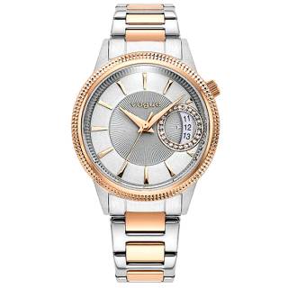 ΡΟΛΟΙ VOGUE  2020613171 VOGUE Marseille Mini Crystals Two Tone Stainless Steel Bracelet