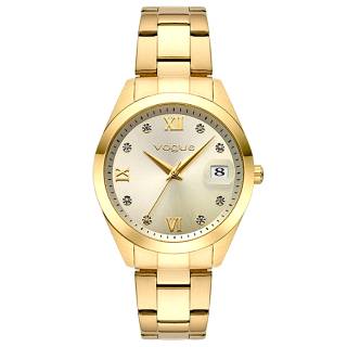 ΡΟΛΟΙ VOGUE  2020613542 VOGUE Amelie Crystals Gold Stainless Steel Bracelet