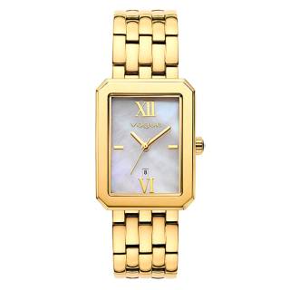 ΡΟΛΟΙ VOGUE  2020613741 VOGUE Octagon Gold Stainless Steel Bracelet