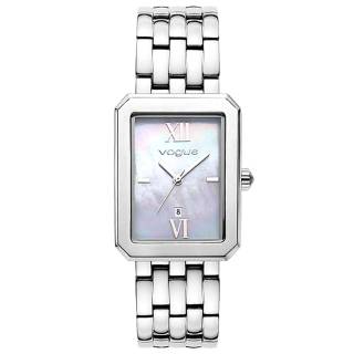 ΡΟΛΟΙ VOGUE  2020613781 VOGUE Octagon Silver Stainless Steel Bracelet