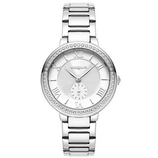 ΡΟΛΟΙ VOGUE   2020613983 VOGUE Elegant Zircons Silver Stainless Steel Bracelet