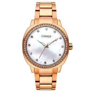 ΡΟΛΟΙ BREEZE 211081.1 BREEZE Glamcy Crystals Rose Gold Stainless Steel Bracelet