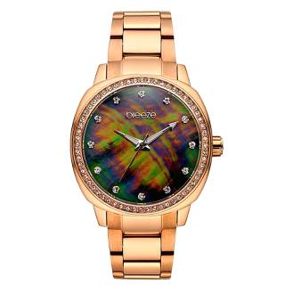 ΡΟΛΟΙ BREEZE 211081.8 BREEZE Glamcy Crystals Rose Gold Stainless Steel Bracelet