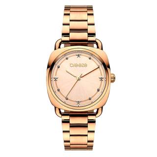 ΡΟΛΟΙ BREEZE  212071.4 BREEZE Musette Crystals Rose Gold Stainless Steel Bracelet