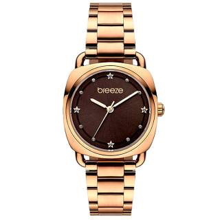 ΡΟΛΟΙ BREEZE  212071.6 BREEZE Musette Crystals Rose Gold Stainless Steel Bracelet