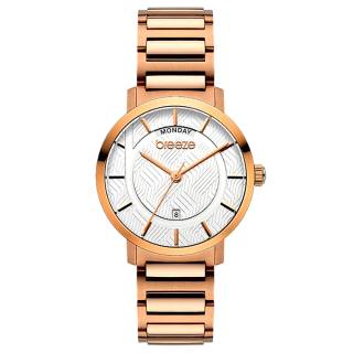 ΡΟΛΟΙ BREEZE  212081.1 BREEZE Superfect Rose Gold Stainless Steel Bracelet