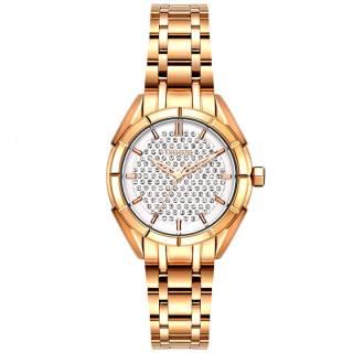 ΡΟΛΟΙ BREEZE 212181.1 BREEZE Gemstonia Crystals Rose Gold Stainless Steel Bracelet