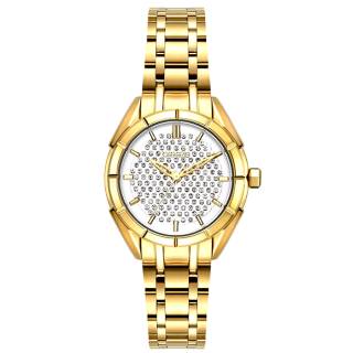 ΡΟΛΟΙ BREEZE 212181.2 BREEZE Gemstonia Crystals Gold Stainless Steel Bracelet