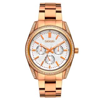 ΡΟΛΟΙ BREEZE 212201.4 BREEZE Floris Crystals Rose Gold Stainless Steel Bracelet