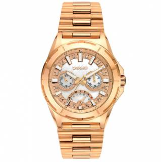 ΡΟΛΟΙ BREEZE 212271.4 BREEZE Elysian Swarovski Rose Gold Stainless Steel Bracelet