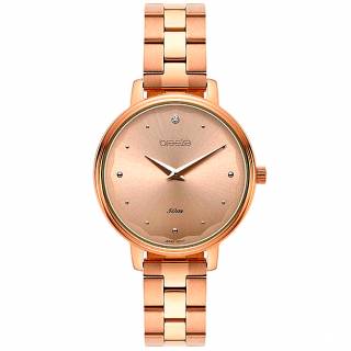 ΡΟΛΟΙ BREEZE 212351.4 BREEZE Ideale Zircon Rose Gold Stainless Steel Bracelet