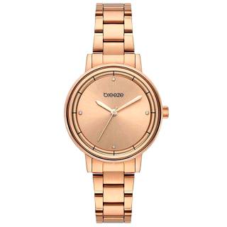 ΡΟΛΟΙ BREEZE 212381.4  BREEZE Mystique Crystals Rose Gold Stainless Steel Bracelet