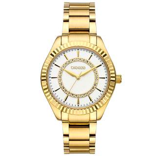 ΡΟΛΟΙ BREEZE  212471.1  BREEZE Magnificent Swarovski Gold Stainless Steel Bracelet