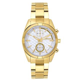 ΡΟΛΟΙ BREEZE 212501.1 BREEZE Starlight Swarovski Chronograph Gold Stainless Steel Bracelet