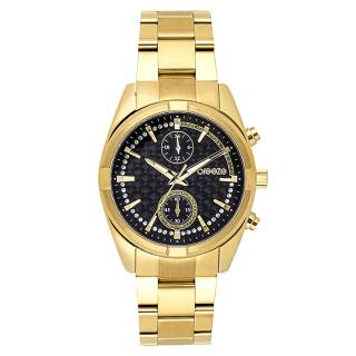 ΡΟΛΟΙ BREEZE  212501.2 BREEZE Starlight Swarovski Chronograph Gold Stainless Steel Bracelet