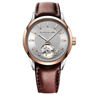 Ρολόι RAYMOND WEIL 2780-SP5-65001L RAYMOND WEIL Freelancer Automatic Brown Leather Strap